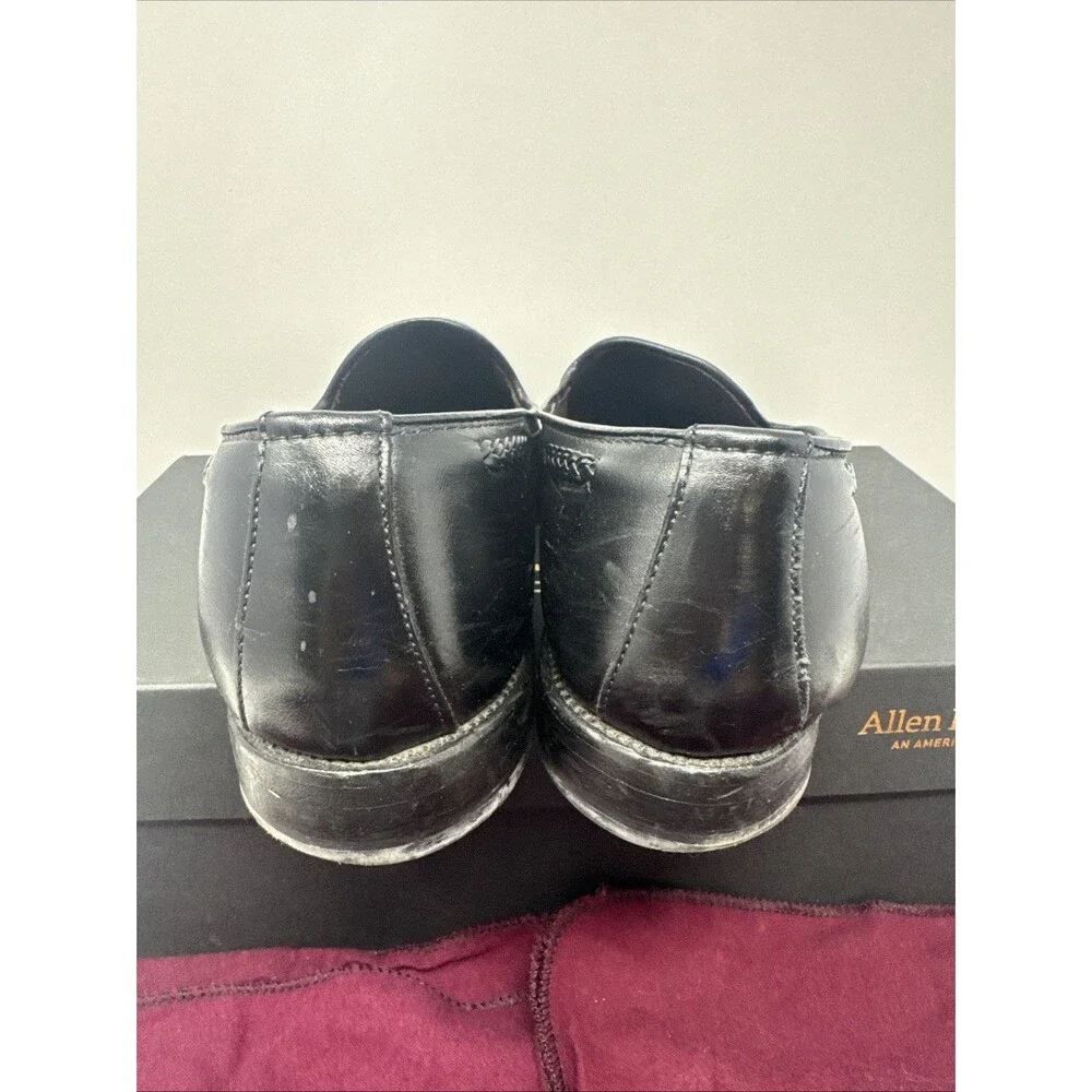 Allen Edmonds The Adams Independence Collection Black Loafers Tassle Sz 10 D